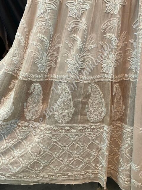 Designer Kasab Paani Chikankari Anarkali