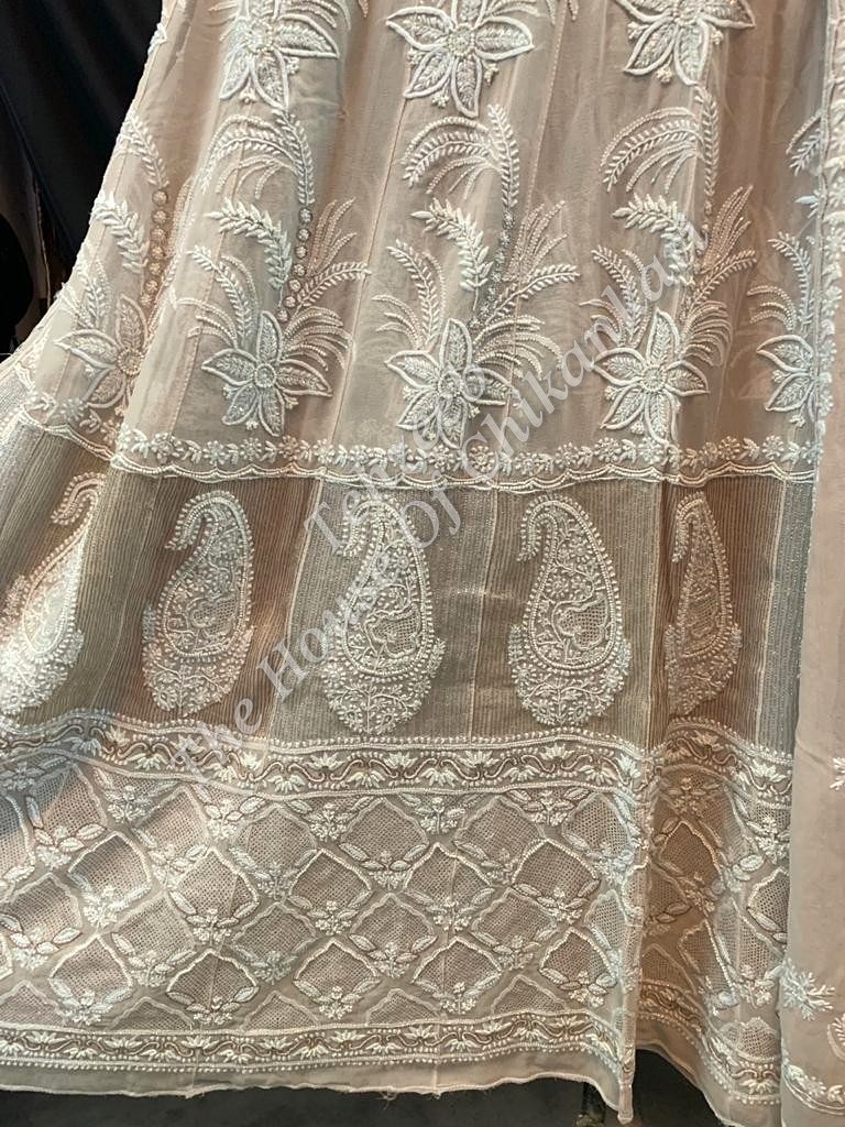 Designer Kasab Paani Chikankari Anarkali