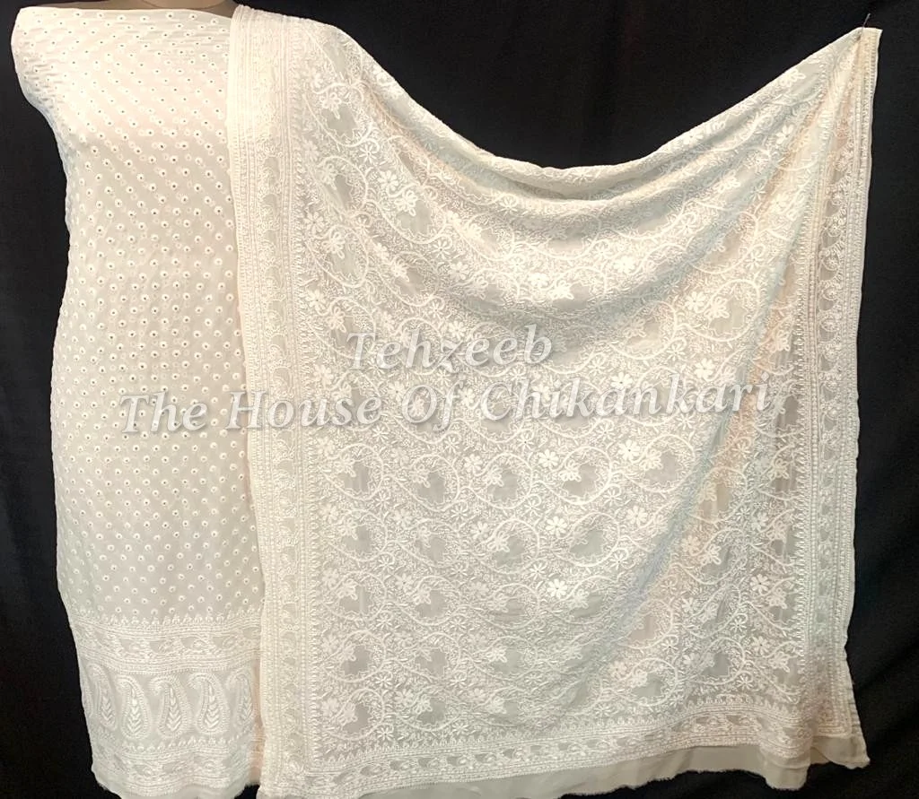 Designer Lucknow Chikankari Suit