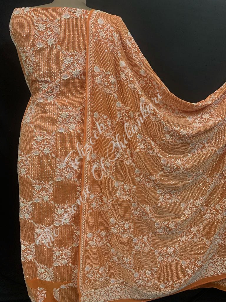 Dil-Kash - Ek Taar Lucknowi Chikankari, detail 4