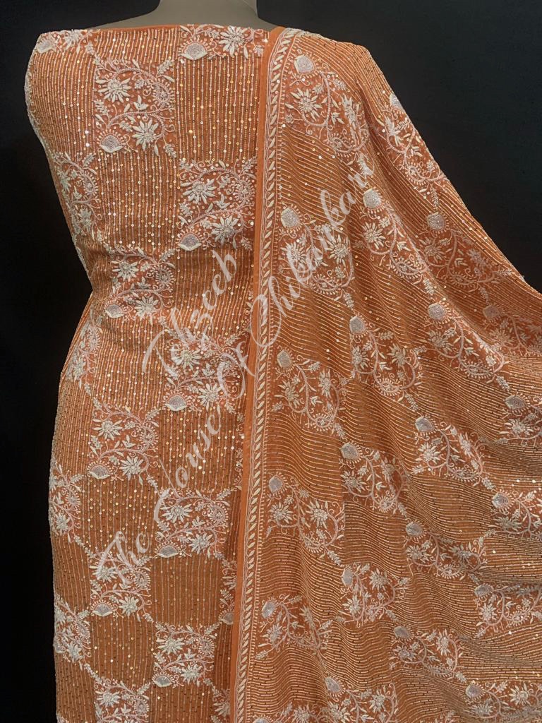 Dil-Kash - Ek Taar Lucknowi Chikankari, detail 5
