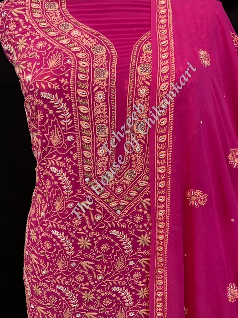 Do Taar - Chikankari Suit