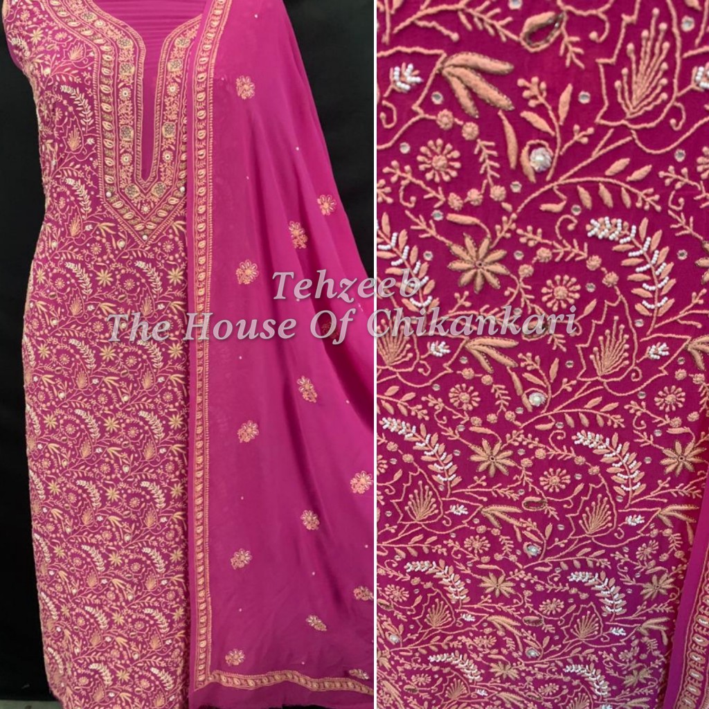 Do Taar - Chikankari Suit, detail 4