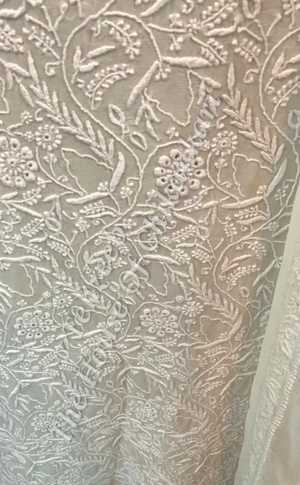 Do Taar - Lucknowi Chikankari Suit, detail 3