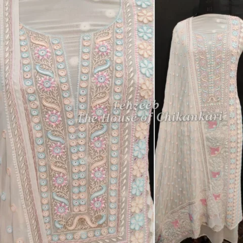 Ek Taar - Lucknowi Chikankari Suit