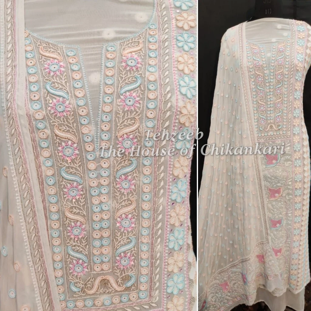 Ek Taar - Lucknowi Chikankari Suit