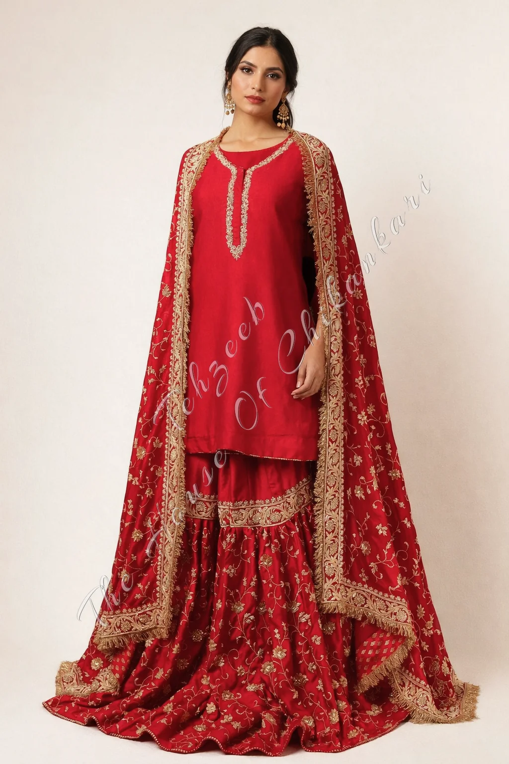Jashn-e-Awadh Farshi Gharara Couture