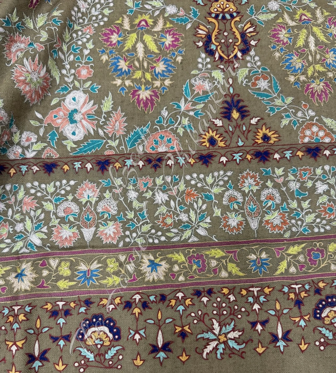 KANI WOVEN JAMAWAR PASHMINA, detail 4