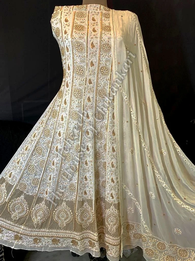Khawab - Antique Ek Taar Anarkali, detail 3