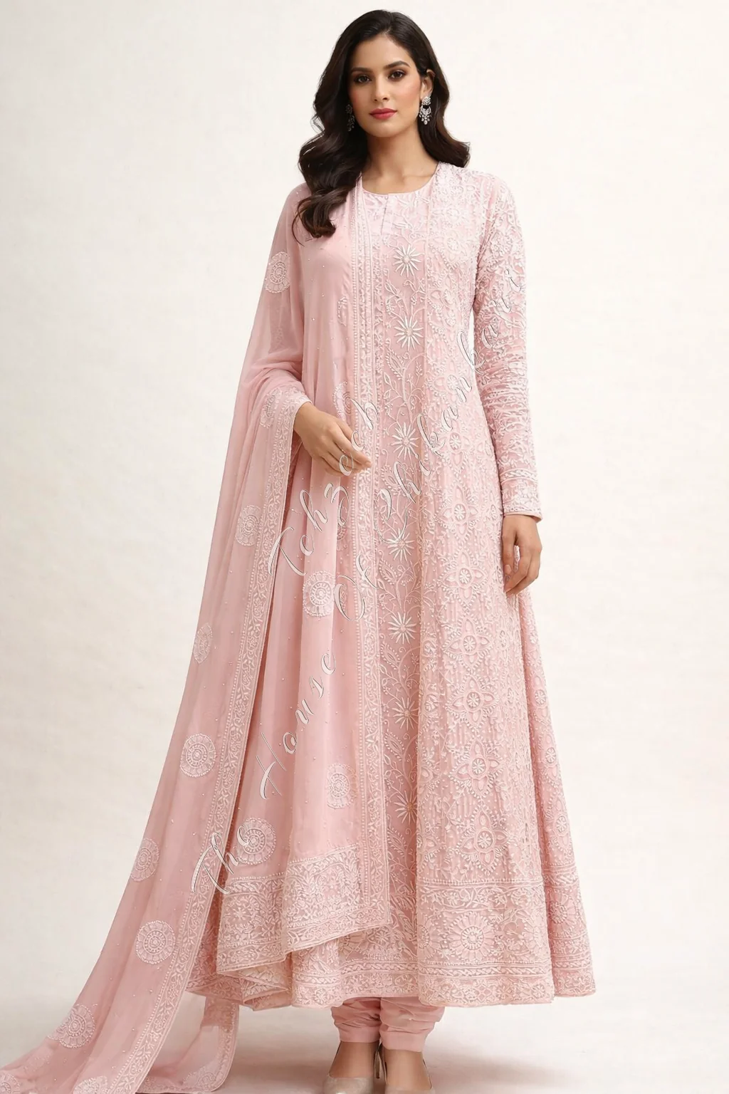 Mandala - Lucknowi Chikankari Anarkali