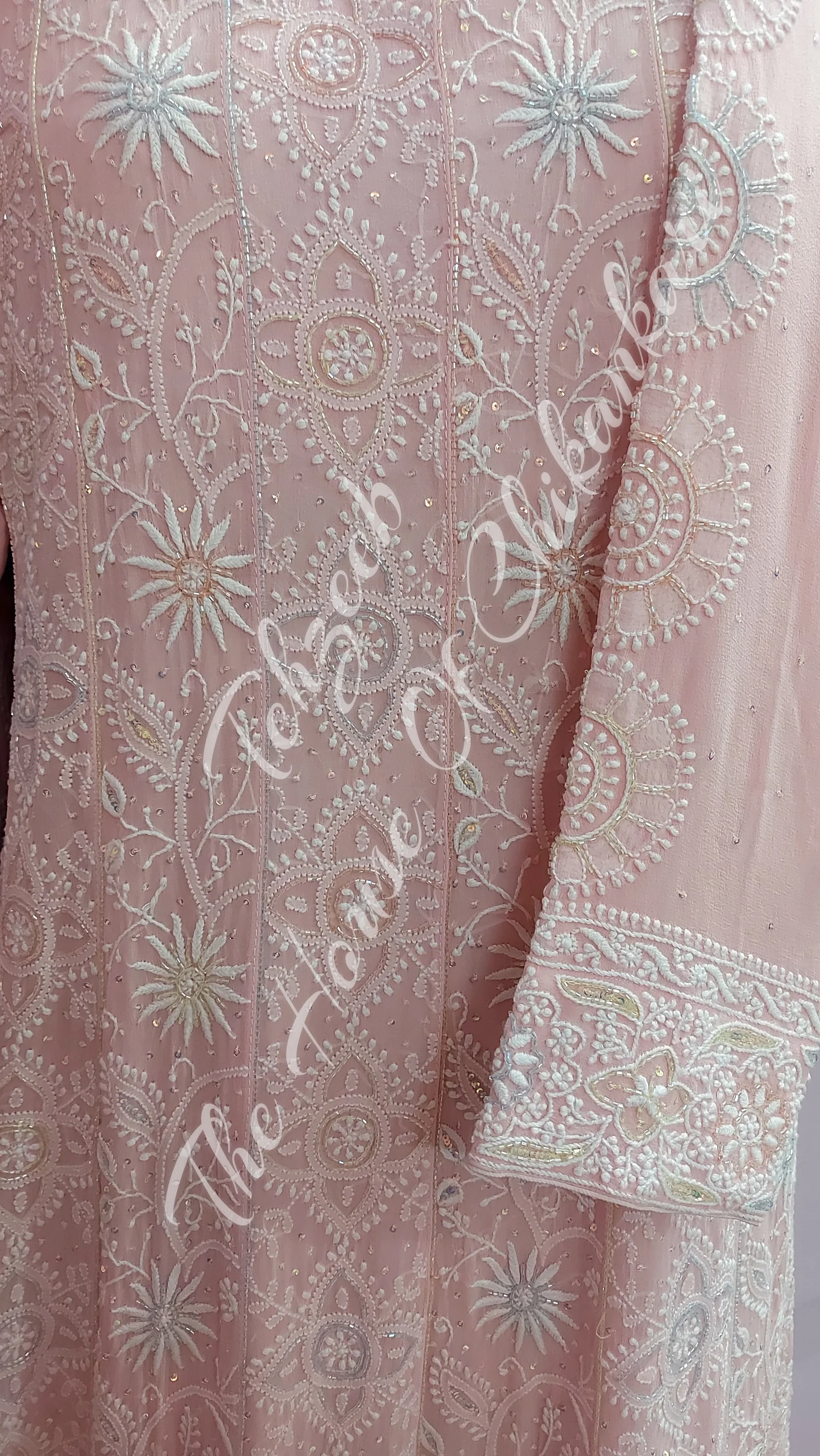 Mandala - Lucknowi Chikankari Anarkali, detail 2