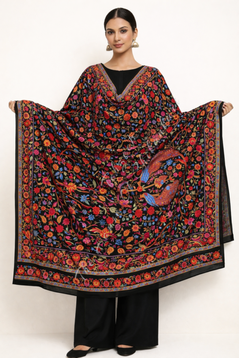 Noor-e-Naqsh - The Heirloom Elegance Dupatta of Chikankari Kashidakari