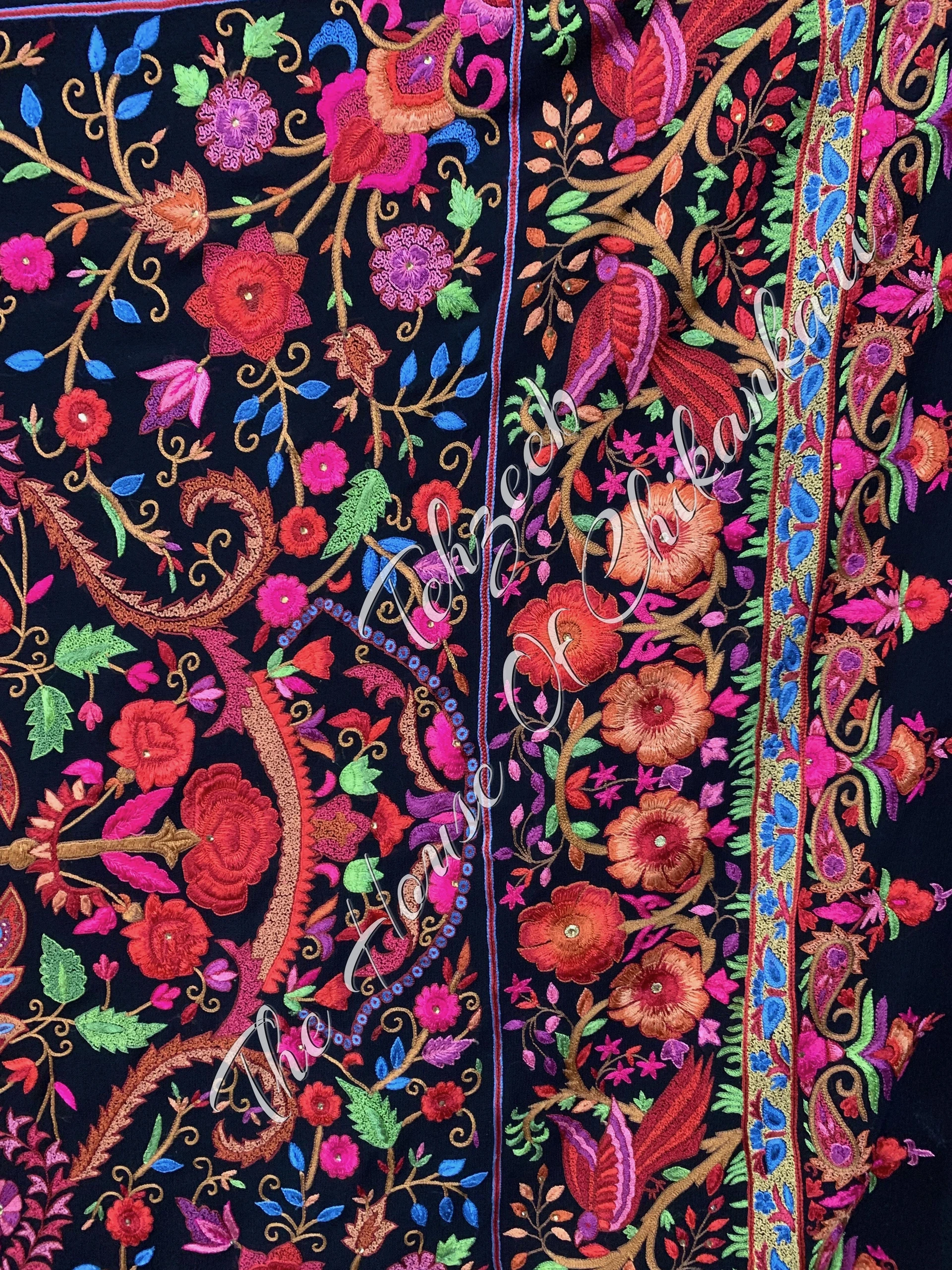Noor-e-Naqsh - The Heirloom Elegance Dupatta of Chikankari Kashidakari, detail 3