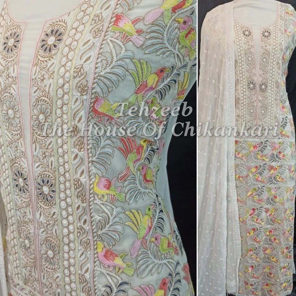 Parinda - Parsigara Chikankari Suit