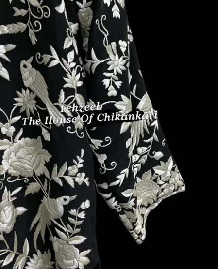 Parsigara Hand Embroidered Jacket / Shrug Set