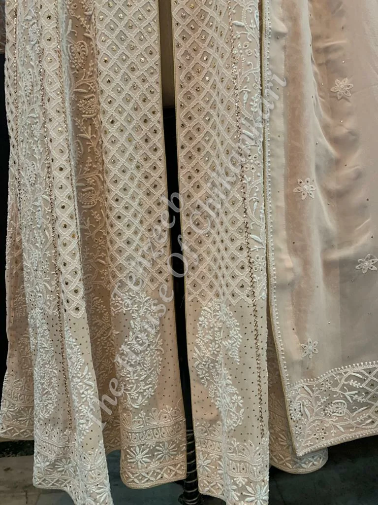 Peshwai - Ek - Taar Chikankari, detail 3