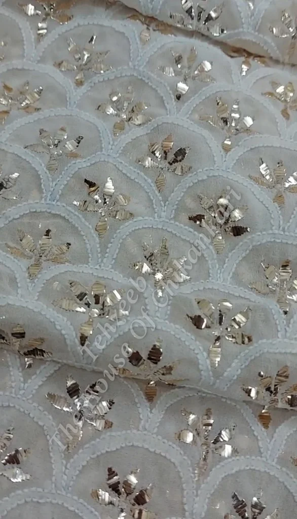 Regal Tola Mukaish Lucknowi Suit, detail 3