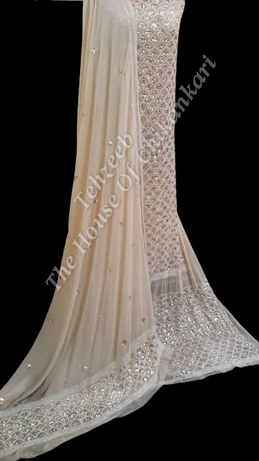 Regal Tola Mukaish Lucknowi Suit, detail 4