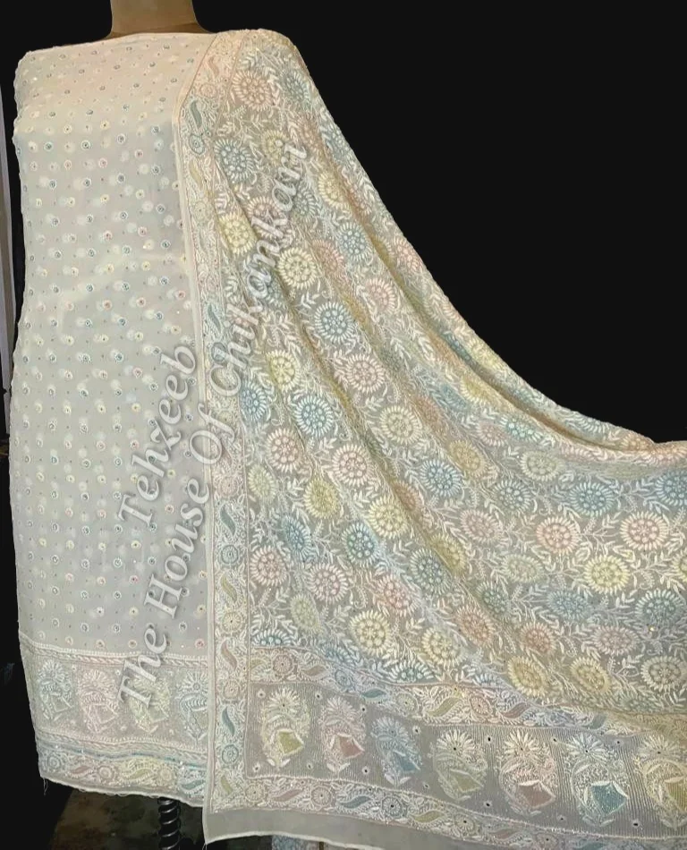 Rutba ( رتبہ ) - Designer Ek Taar Chikankari Suit