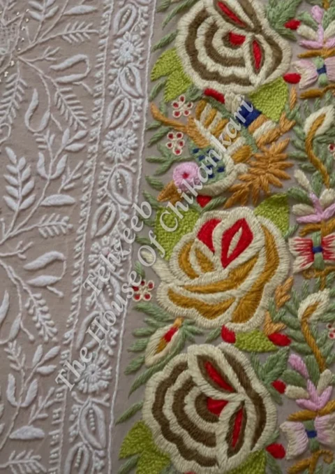 Shahi - Pehnawa Ek Taar Chikankari Saree & Parsigara