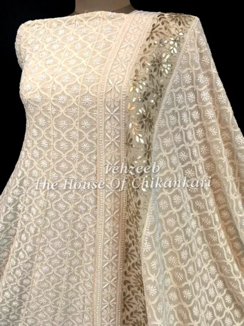 Shahi - Pehnawa - Unique Murrhi & Zardosi Chikankari Anarkali