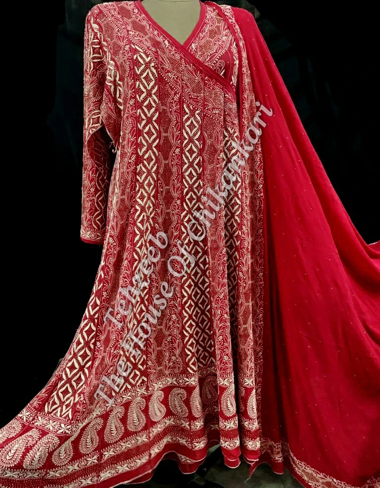 Shan-e-Awadh - Angrakha Of Mukaish KamdaniChikankari