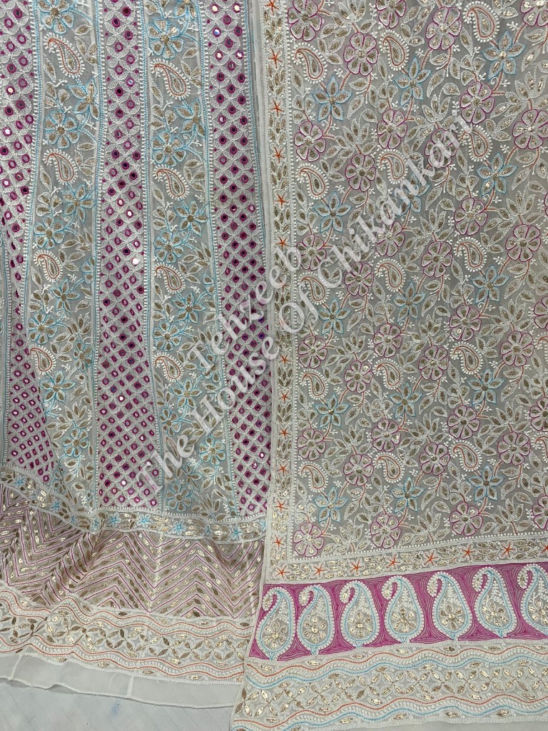 Sheesh Mahal - Designer Chikankari Anarkali
