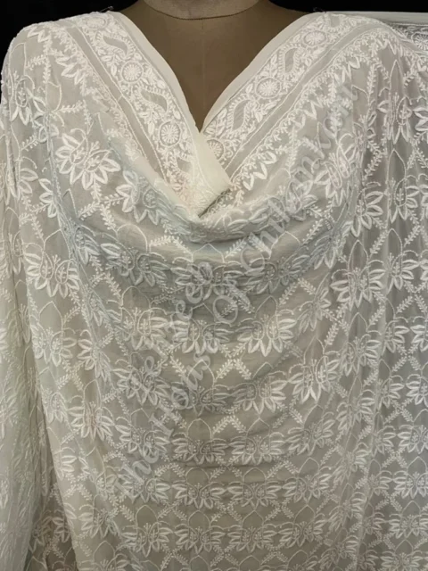 Tabeer - Designer Ek Taar Chikankari Dupatta