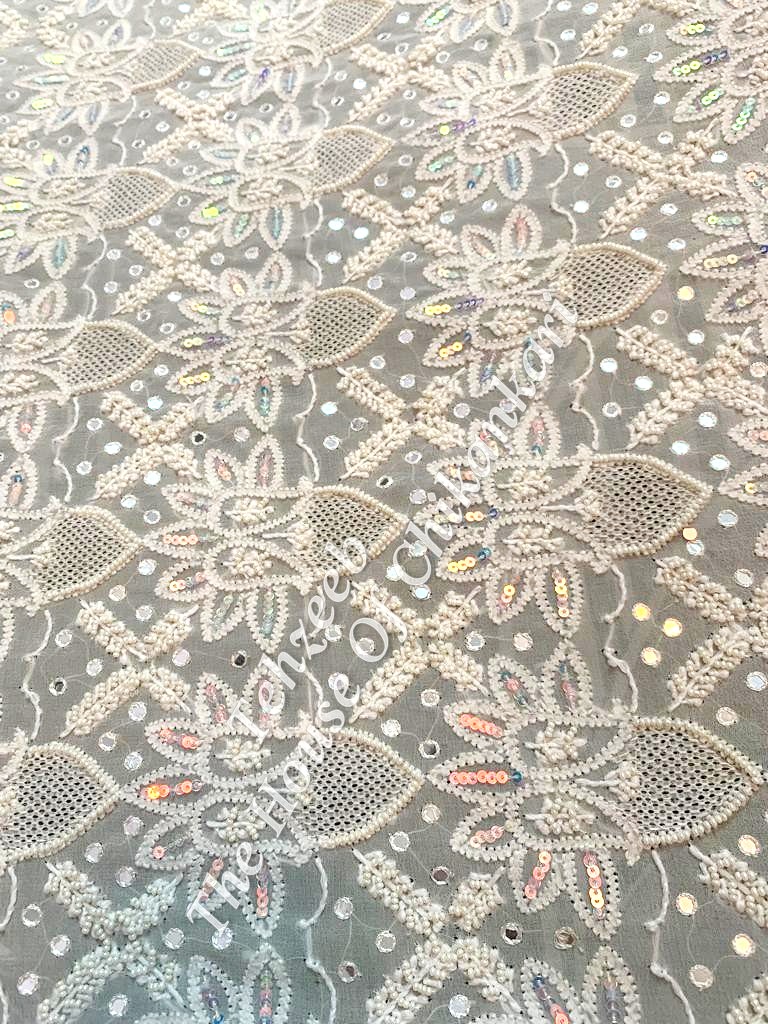 Tabeer - Ek Taar Chikankari Pure Georgette Dupatta