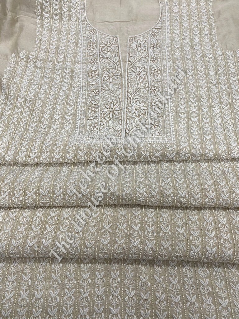 Tissue Silk Chikankari Designer Suits