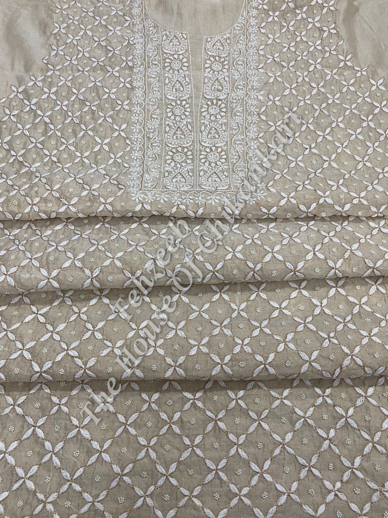 Tissue Silk Chikankari Designer Suits, detail 2