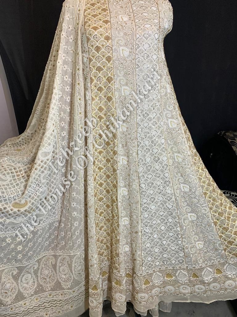 Ulfat - Ek Taar Anarkali in Gold & Silver, detail 2